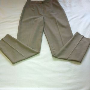 Trouser Mixed Linen, Dark Beige Size8